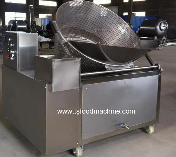 Fast Food Making Machine Tsbd-15 Ce Semi-Automatic Nuts Frying Machine