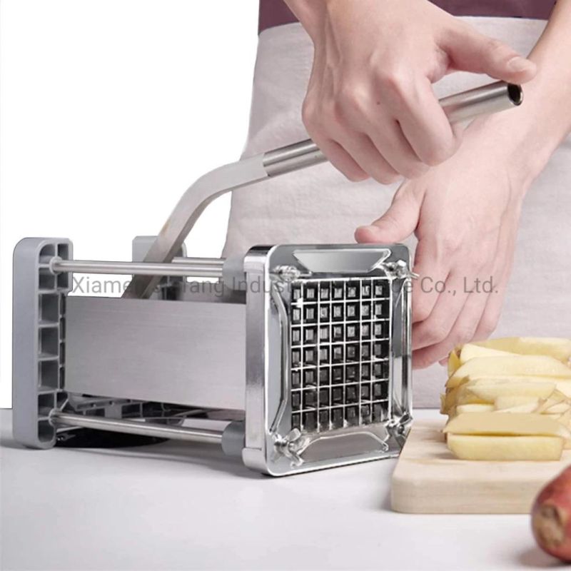 Vegetable Cutter Machine Manual Stainless Steel French Fry Easy Using Industrial Potato Cutter