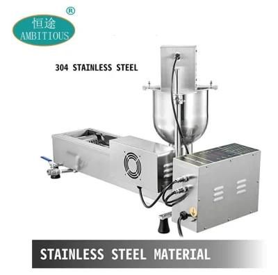 Fully Automatic Industrial Commercial Auto Mini Maker Frying Vending Filling Glazing Donut ...