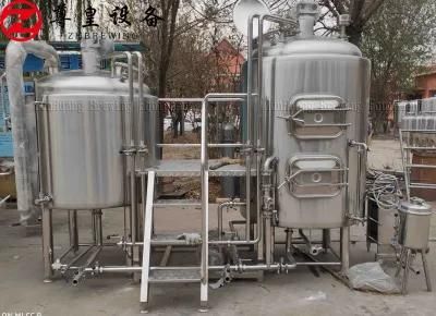 500L SS304 Brewhouse Beer Brewing Equipment