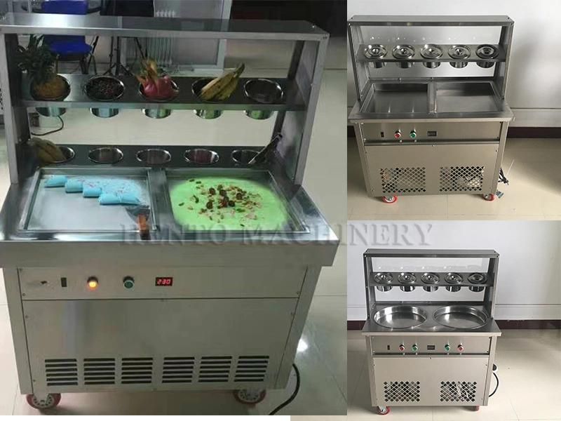 Hot Sale Fried Ice Cream Machine Instant Ice Cream Rolls Machine Yogurt Ice Cream Roll Machine Maker