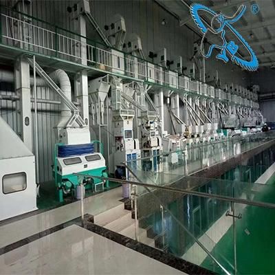 Rice Mill Automatic Machine Complete 10-100 Rice Hulling Integrated Rice Milling Machine