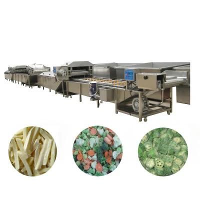 China Supplier Frozen French Fries Vegetable and Fruit Making Machine