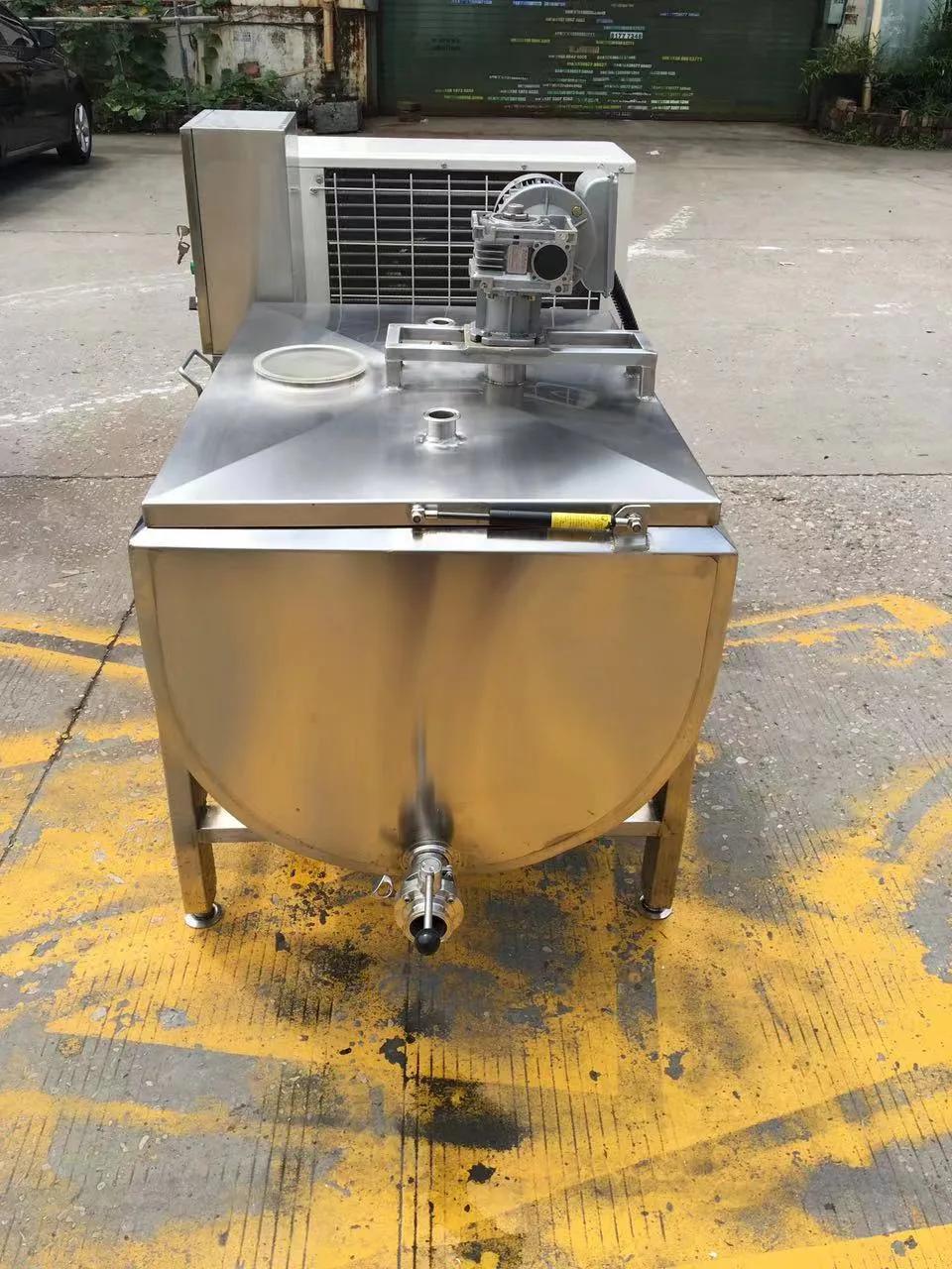 1000L 1500L 2000L Sanitary Lids Open Milk Cooling Tank Price