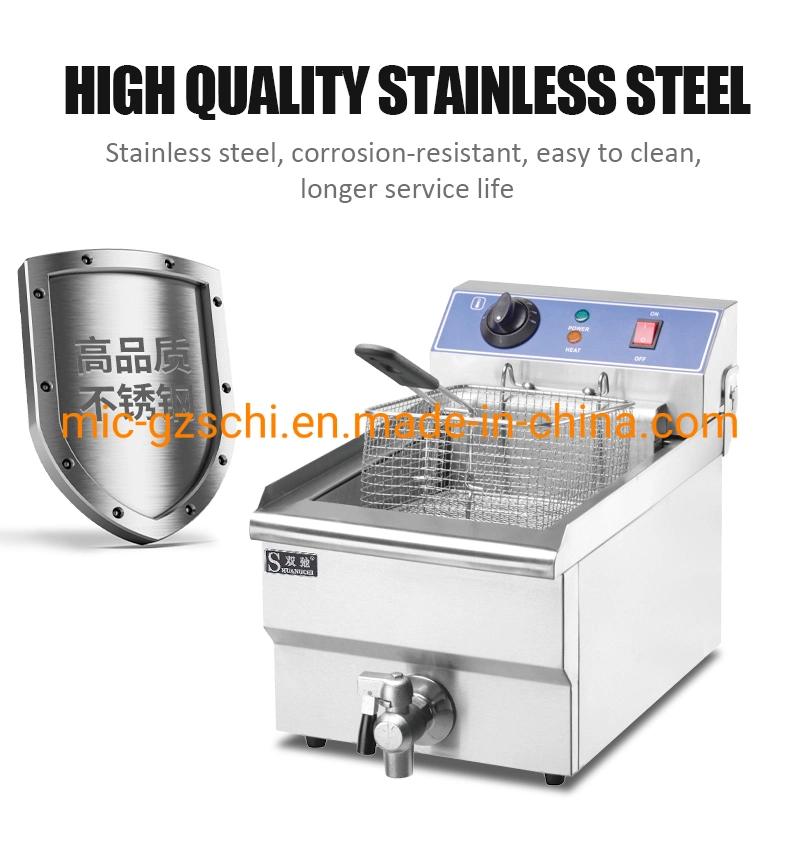 Electric Deep Fryer French Fries Chicken Fryer with Ce Certificate