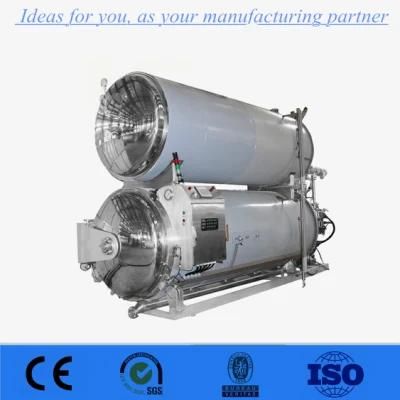 Electrical Heating High Pressure Horizontal Mushroom Sterilizer Autoclave Retort