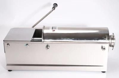 Manual Stainless Steel Horizontal Commercial 10L Sausage Stuffer