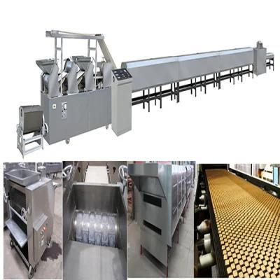 Stainless Steel Automatic Hard Biscuit Making Machine Soft Biscuit Production Line