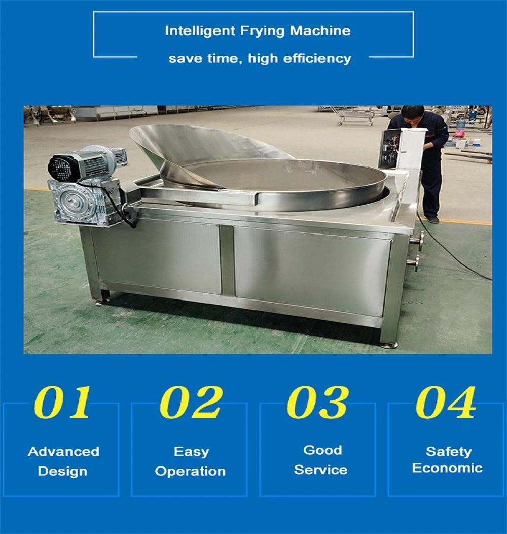 Full Automatic Fryer Production Line Plantain Chips Frying Making Machine