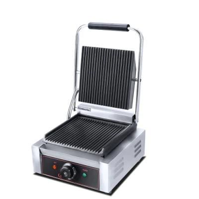 Commercial Dual Breakfast Electric Contact Grill Panini Grill