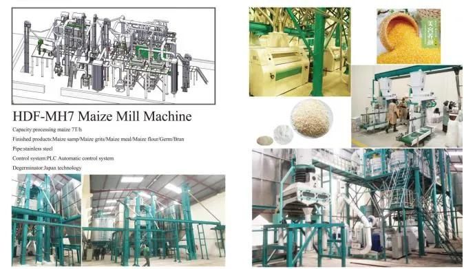 Automatic Roller Milling Plant Maize Flour Mill for Ugali in Kenya Uganda