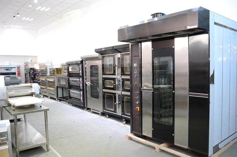 Commercial 32 Trays Gas Diesel Electric Hot Air Rotary Convection Oven Bread Baking Food Oven