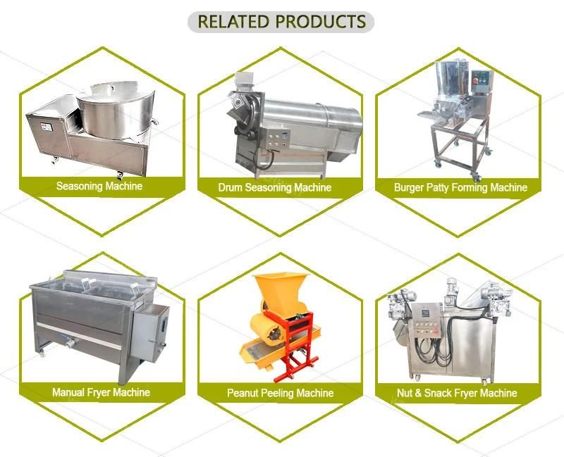 High-Output Popcorn Purple Yam Potato Chips Flavoring Machine for Export