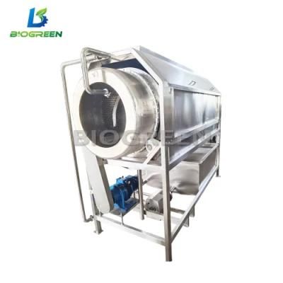 Commercial Pineapple Stem Kudzu Root Drum Cleaning Machine