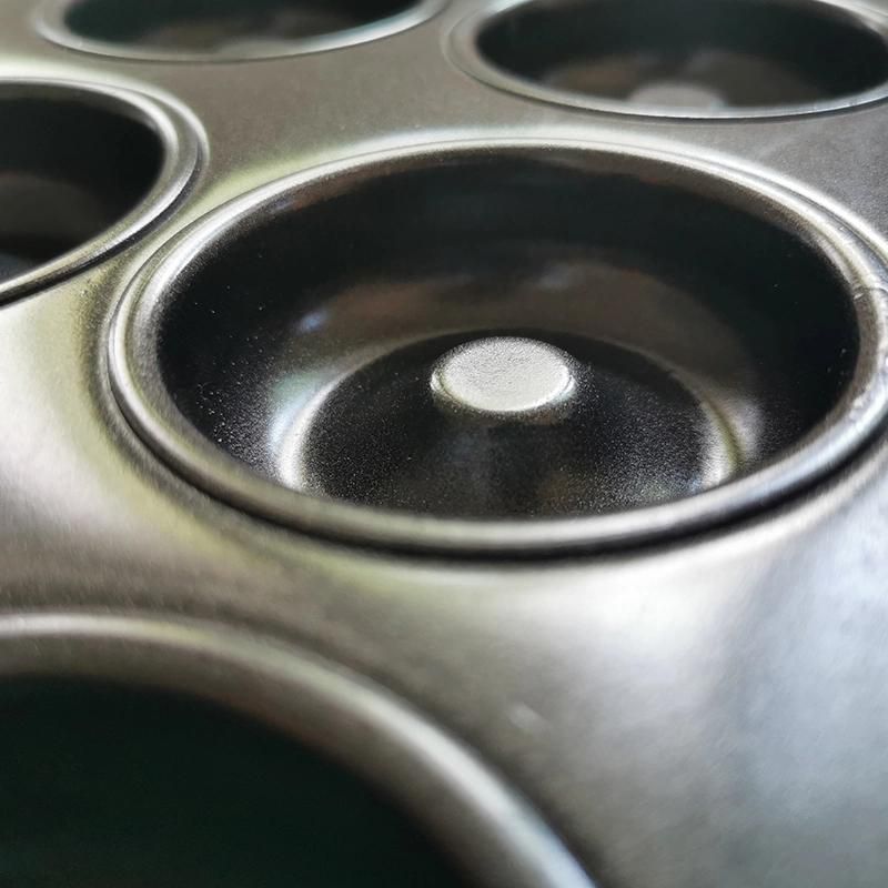 Industrial Non-Stick Cake Mold of Donut Shaped Metal Carbon Steel Baking Tray Donut Bakeware Donut Pan