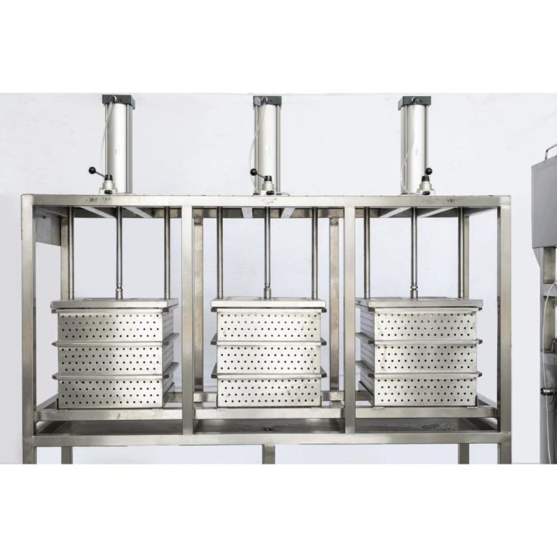 High Efficiency Pneumatic 1 to 3 Bars Cheese Press Machine