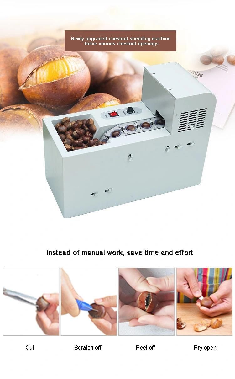 Commercial High-Efficiency Chinese Factory Low-Cost and Easy-to-Operate Chestnut Shedding Machine