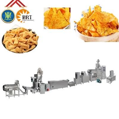 Double Screw Corn Chips Pops Fried Snacks Food Extrusion Machine
