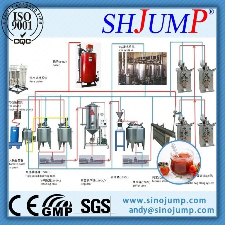 Tomato Ketchup Machine-Turn Key Solution Processing Line and Machines