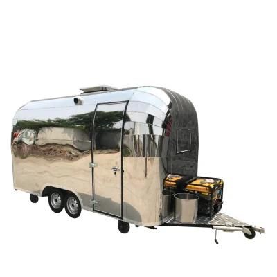 Airstream Look Hot Sale Hamburger Mobile Food Cart, Airstream Caravan Food Truck, ...