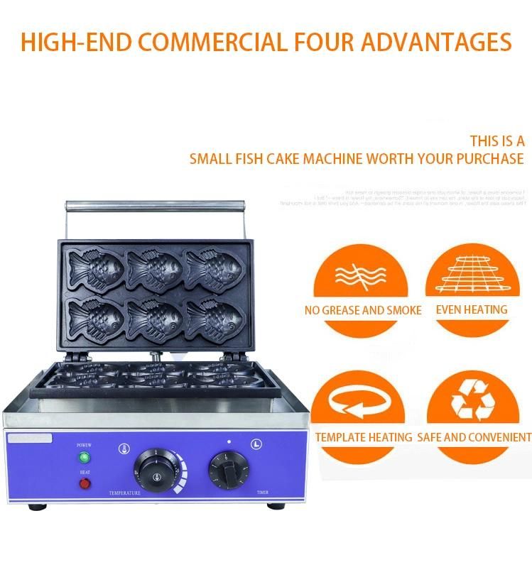 Semi-Automatic Electric Scone Machine/Electric Korean Fish Crisp Maker/Fish Ice Cream Cake Machine