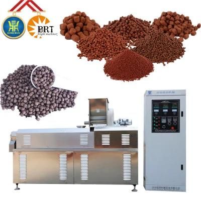 Dry and Wet Method Twin-Screw Puffed Fish Feed Floating Fish Feed Pellet Machine