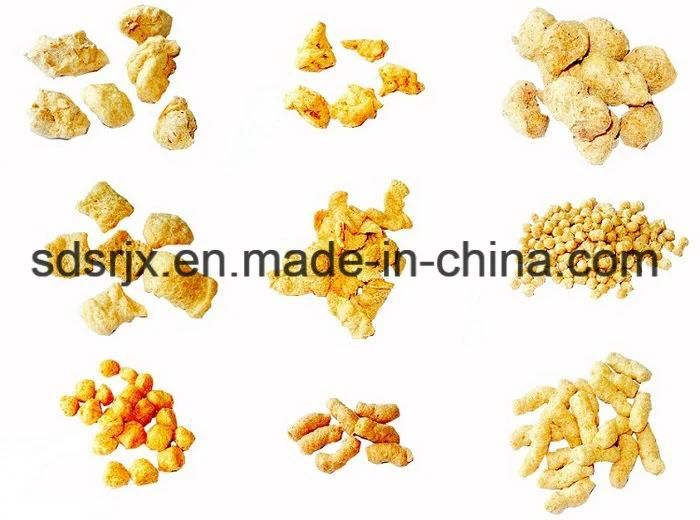 Double Screws Textured Soy Protein Artificial Meat Tvp Tsp Extruder