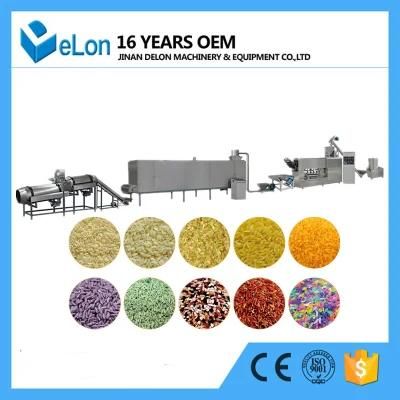 Artificial Rice Making Instant Rice Processing Line Extrusion Rice Machine