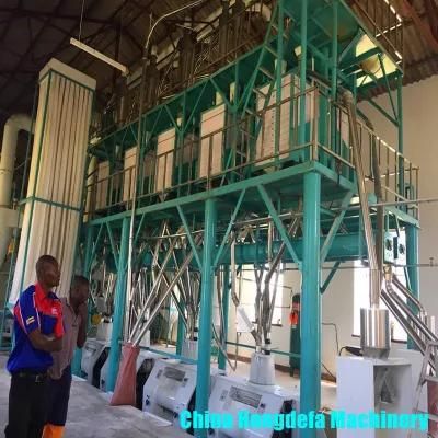 100t Per Day Maize Flour Mill High Quality for Zambia