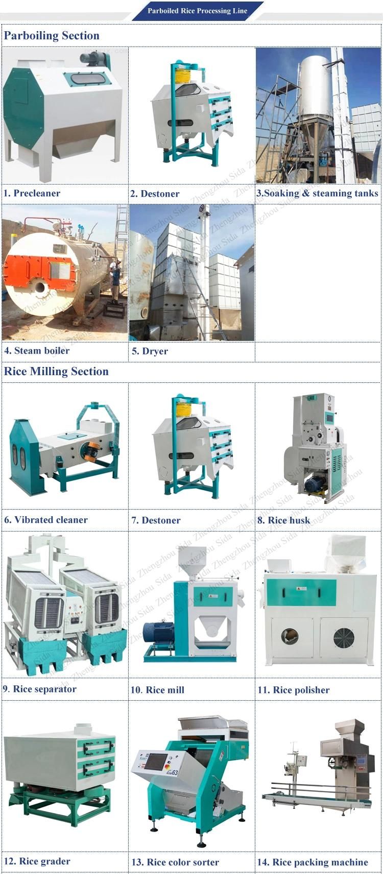 Industrial 10t/d Parboiled Rice Mill Parboiling Dryer Boiler Price