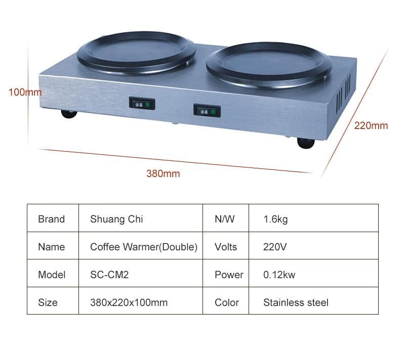 Electric Stainless Steel Coffee Warmer Coffee Heater