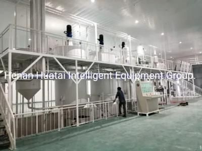 Soybean Oil Refinery Production Line Turnkey Crude Vegetable Oil Refining Plant