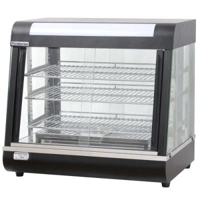 Commercial Glass Tabletop Food Display Warmer / Hot Food Display Warmer