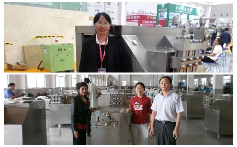 8000L/H Yogurt Dairy High Pressure Homogenizer (GJB8000-25)