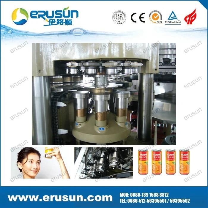 Automatic Fruit Juice Tin Can Sealing Machine