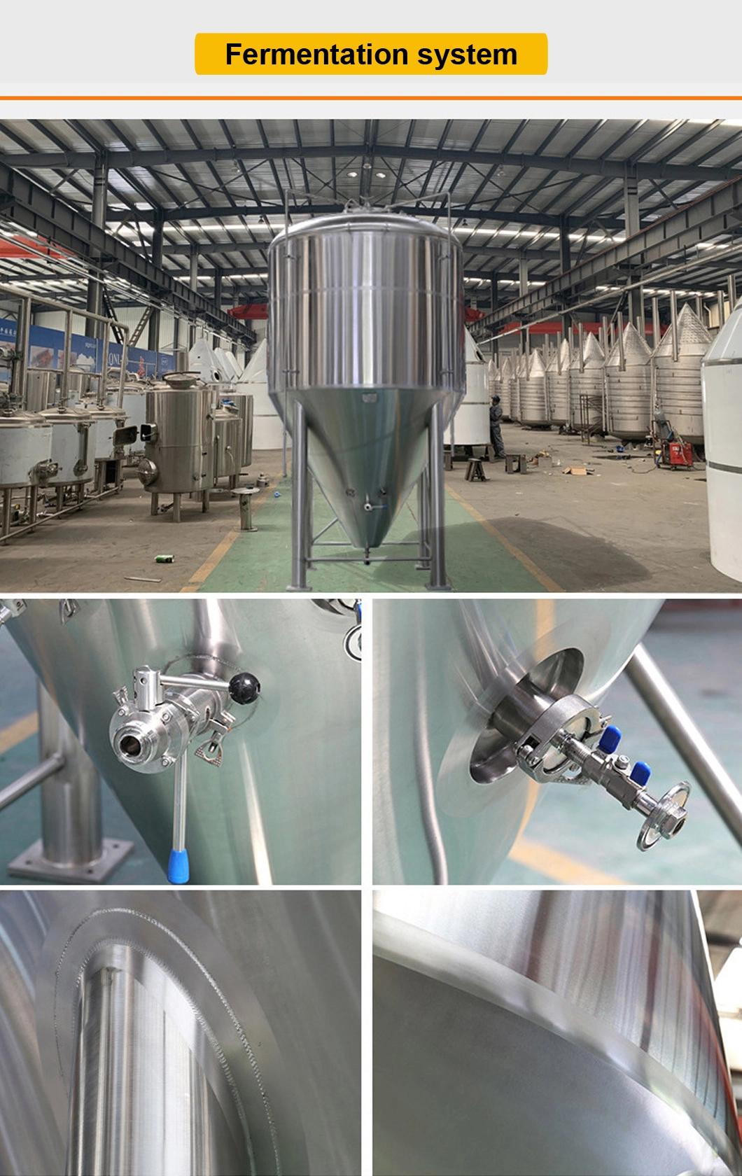 Fully Set Large 3000L 5000lcustomized Restaurant Beer Brewing Equipment ISO UL CE