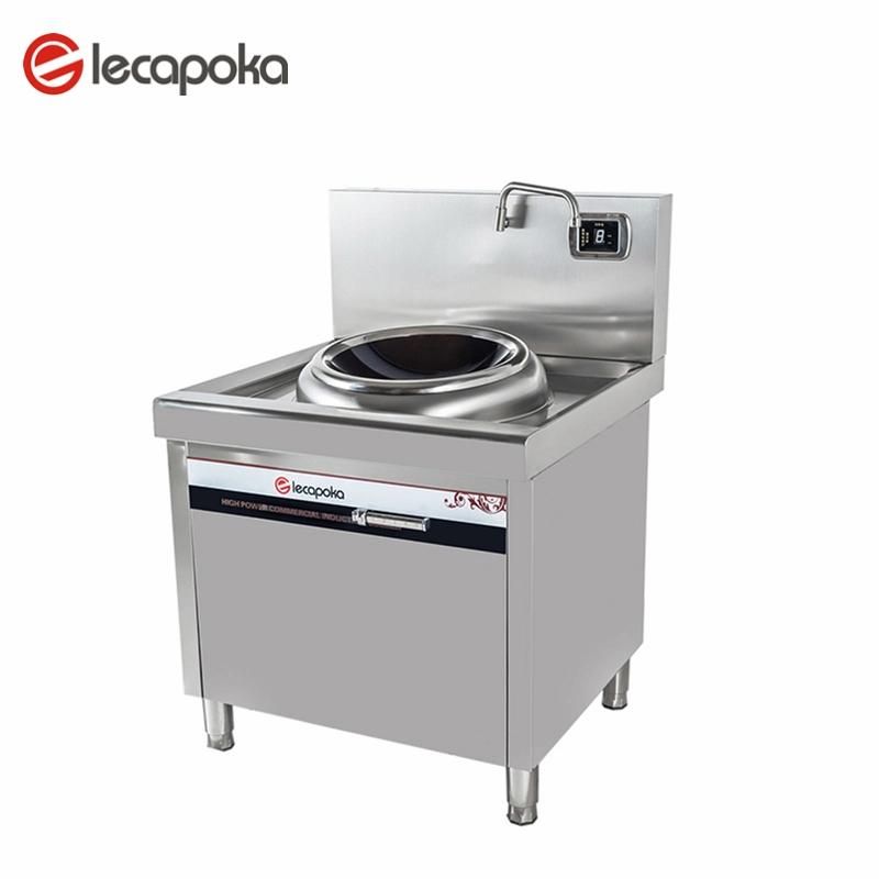 Electric 380V 8kw Stainless Cooking Equipment in Kitchen Steel Wok Kitchen Equipment