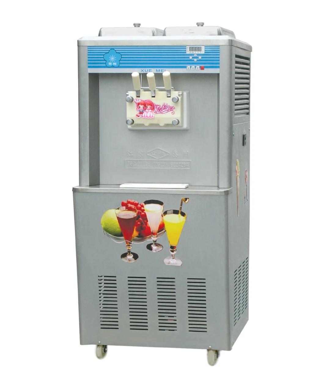 China Manufacturer for Stand Soft Ice Cream Making Machine Frozen Yogurt Freezer Three Flavor