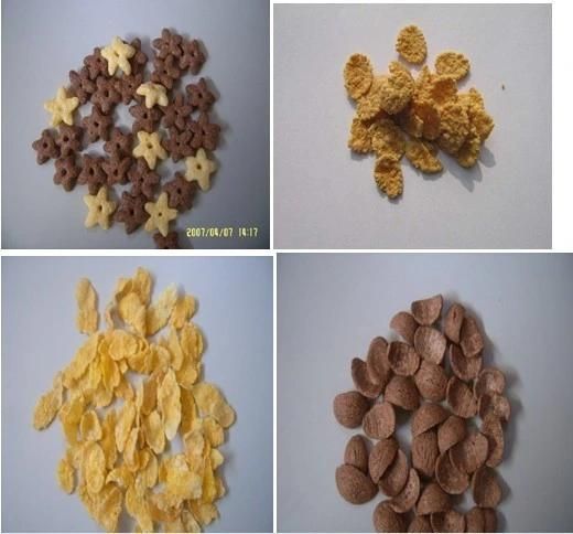 High Capacity Automatic Factory Price Breakfast Cereal Corn Flakes Extruder Manufacturing Plant