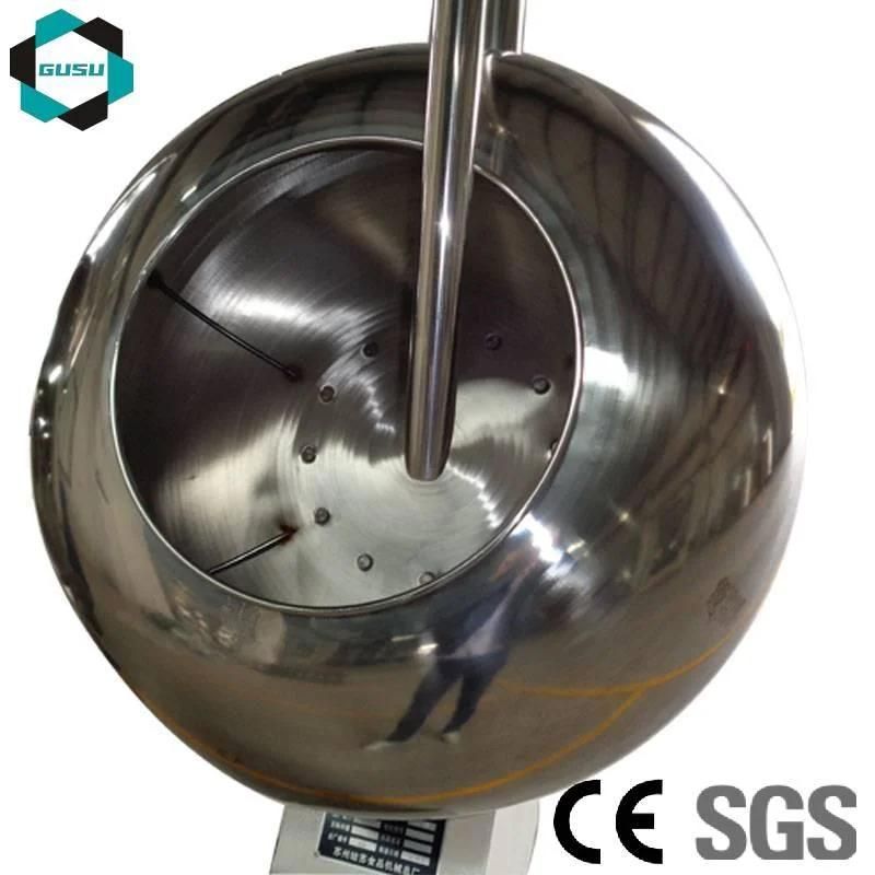 Semi Automatic Chocolate Nuts Coating Pan Pgj