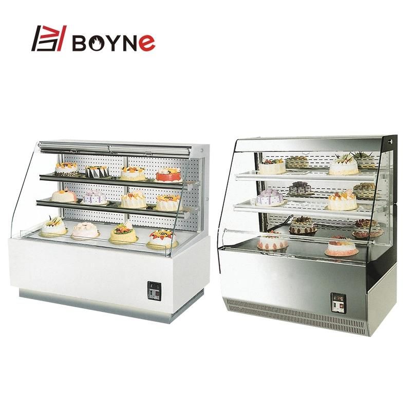 Cake Display Showcase 3 Deck Front Door Pastry Chiller Cabinet