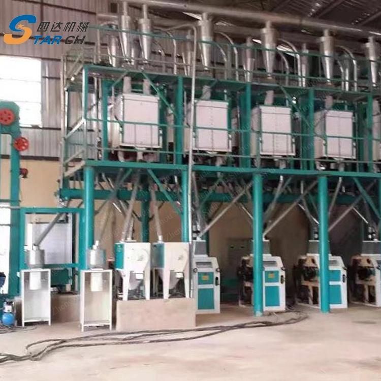 2t/H Maize Flour Milling with Auto Bagging Machines Price