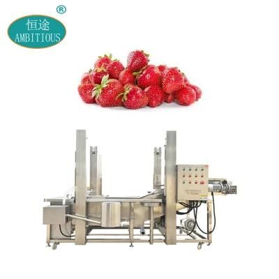 Air Bubble Cleaning Equipment with Conveyor Automatic Strawberry Washing Machine