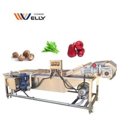 High Efficiency Ginger Washing Line Shrimp Leaf Lettuce Washing Machine