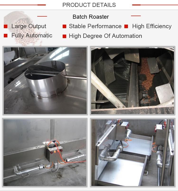 Factory Supply Gas and Electric India Nuts Peanuts Roaster Hazelnut Nut Roasting Machine