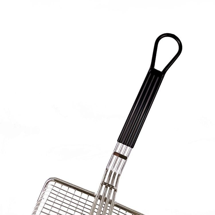 Kitchen Tools Stainless Steel French Fries Serving Basket Chips Frying Strainer Deep Fryer Basket