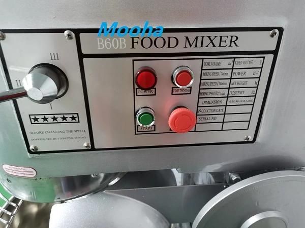 3 Speed Bakery Planetary Mixer Machine