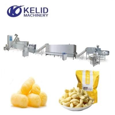 Corn Rice Cheese Balls Puffed Snack Food Making Machine