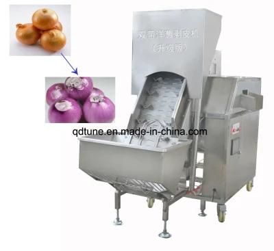 High Quality Industrial Onion Peeling Machine and Onion Root Cutting Machine