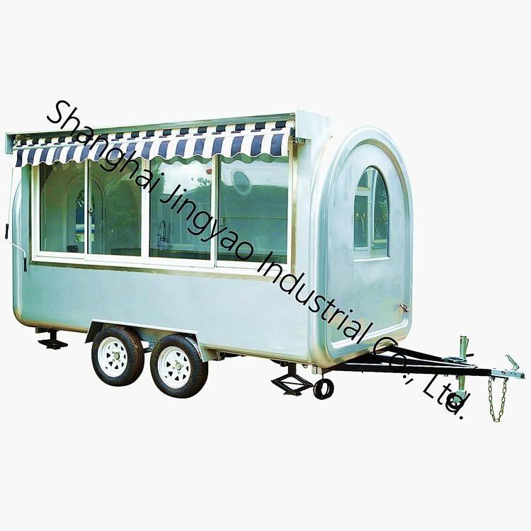 Fashion Type Electric Food Cart Food Van Trailer Dining Car